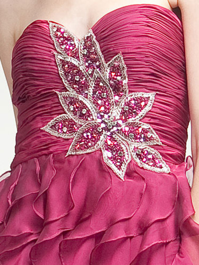 AC203 Ruffled Layered Prom Dress - Victorian Purple, Alt View Medium
