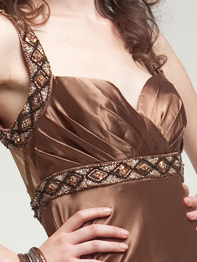 AC212 Latte Beaded Prom Dress - Latte, Alt View Medium