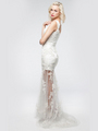 AC709 Vintage Destination Bridal Dress - Off White, Alt View Thumbnail