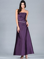 C1292 Eggplant A-Line Evening Dress - Eggplant, Front View Thumbnail