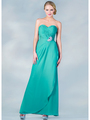 C7781 Chiffon Evening Dress with Bolero - Mint, Alt View Thumbnail