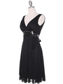 CP2069-D Missy Knit Cocktail Dress - Black, Alt View Thumbnail