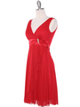 CP2069-D Missy Knit Cocktail Dress - Red, Alt View Thumbnail