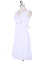 CP2069-D Missy Knit Cocktail Dress - White, Alt View Thumbnail