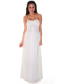 G3810 Off White Destinational Wedding Dress - Off White, Alt View Thumbnail