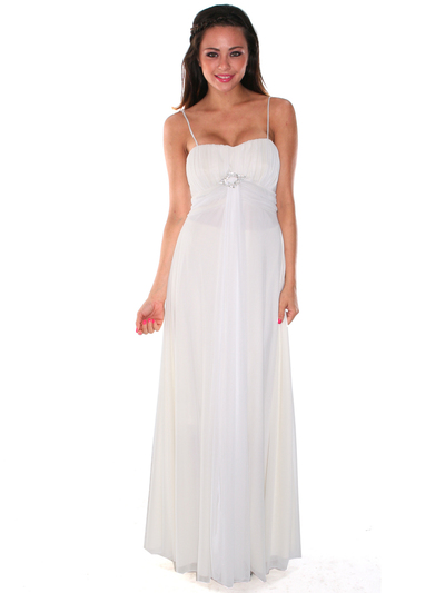 G3810 Off White Destinational Wedding Dress - Off White, Alt View Medium