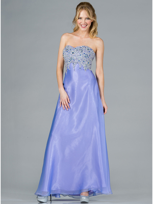 HK1096 Light Purple Shimmer Prom Dress, Light Purple