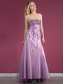 JC1781 Lilac Sequin Prom Dress - Lilac, Front View Thumbnail