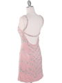JC311 Dusty Rose Beads and Sequin Embroidery Cocktail Dress - Dusty Rose, Back View Thumbnail