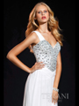 P1504 One Shoulder Sweetheart Prom Dress By Terani - Ivory, Alt View Thumbnail