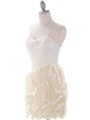 40453 Ivory Cocktail Dress By Black - Ivory, Alt View Thumbnail
