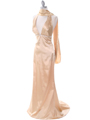 C7123 Gold Evening Dress - Gold, Alt View Thumbnail