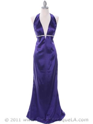 C7123 Purple Evening Dress, Purple