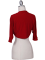 SB1889 Red Bolero Jacket - Red, Back View Thumbnail