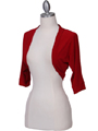 SB1889 Red Bolero Jacket - Red, Alt View Thumbnail